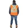 Zenith Flame-Resistant Surveyor Vest, High Visibility Orange, Medium - Image 4